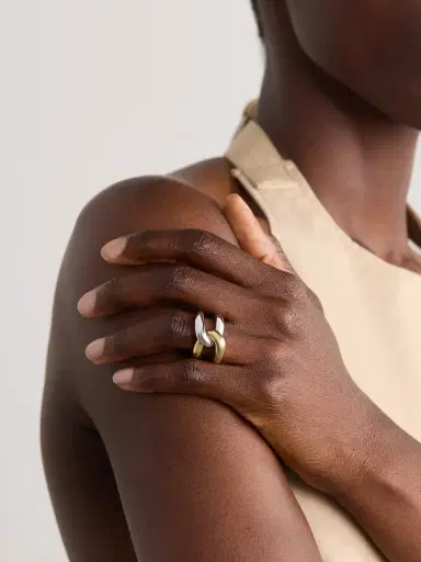 Gemella Intertwin 18-karat Yellow And White Gold Ring | Thumbnail 2