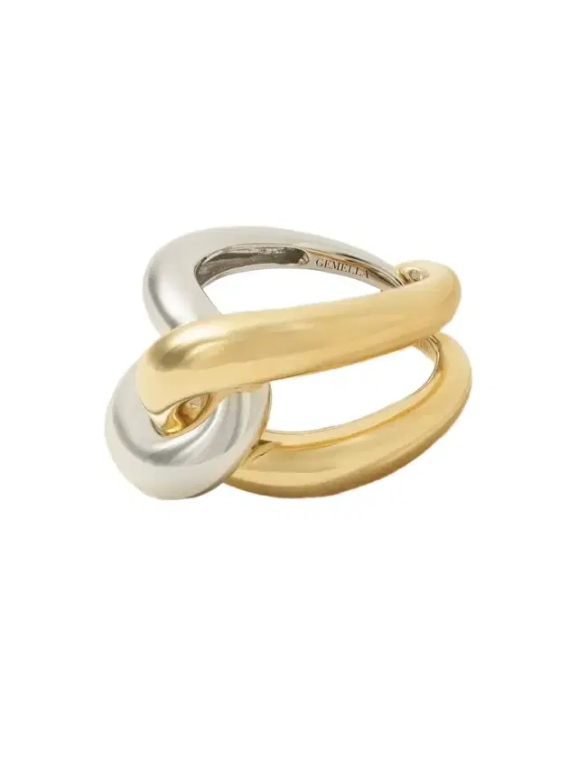 Intertwin 18-karat Yellow And White Gold Ring