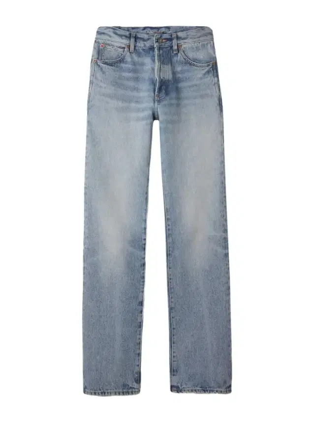 Nico Distressed Mid-rise Straight-leg Jeans