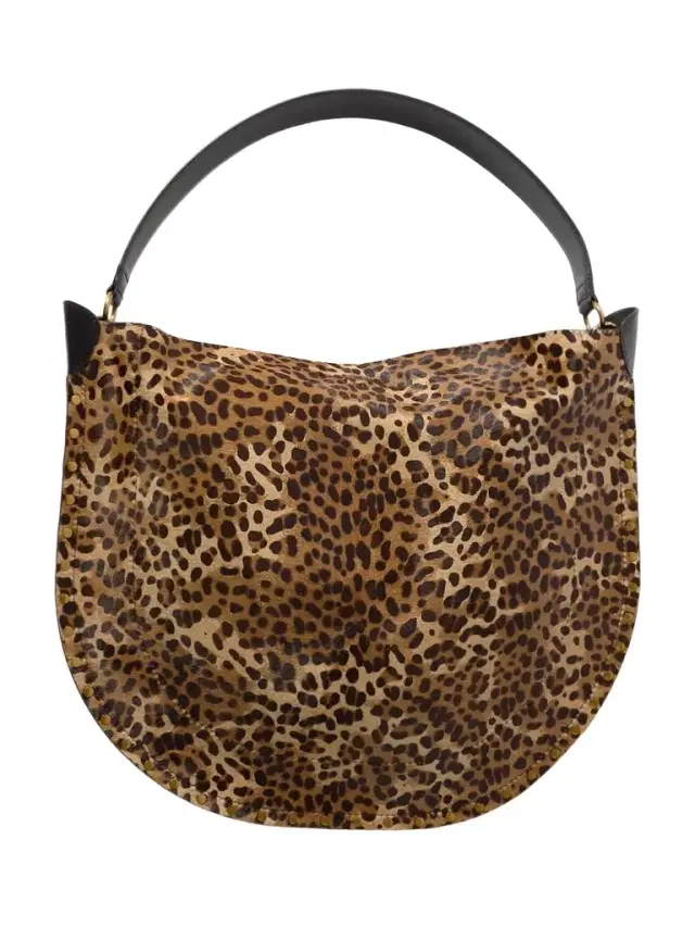 Oskan Studded Leather-trimmed Leopard-print Calf Hair Tote Bag