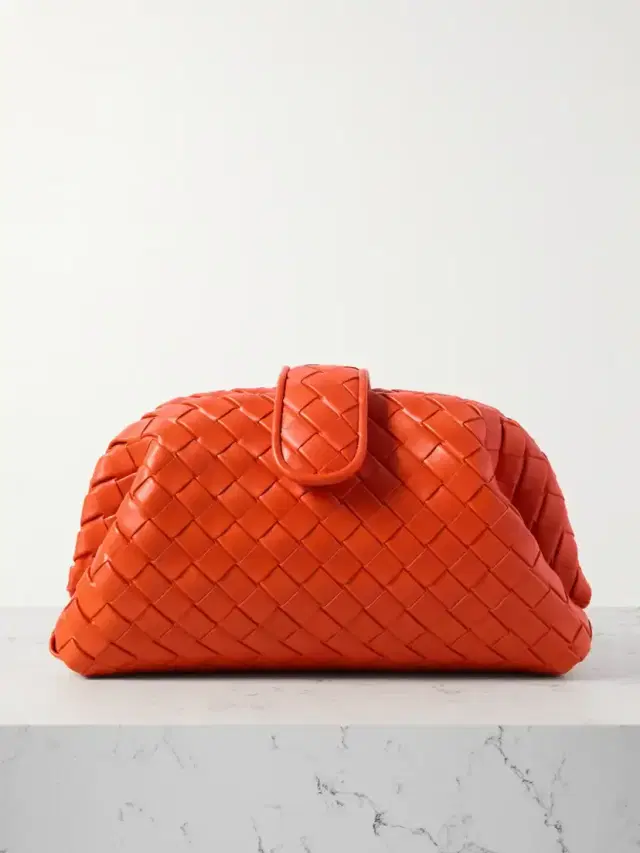 Lauren 1980 Teen Small Intrecciato Leather Clutch