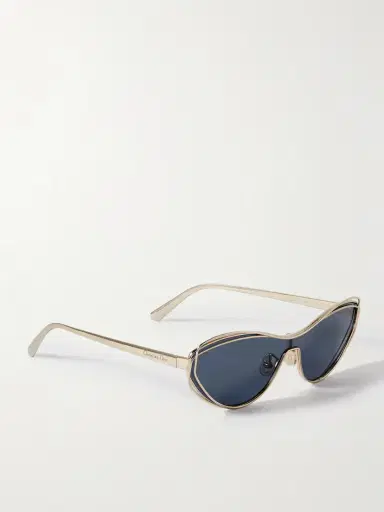 DIOR Eyewear Fildior M1u Cat-eye Gold-tone Sunglasses | Thumbnail 3