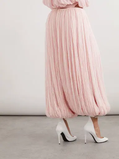 Alaïa Fringed Wool Tapered Pants | Thumbnail 4 Alaïa Fringed Wool Tapered Pants | Thumbnail 4