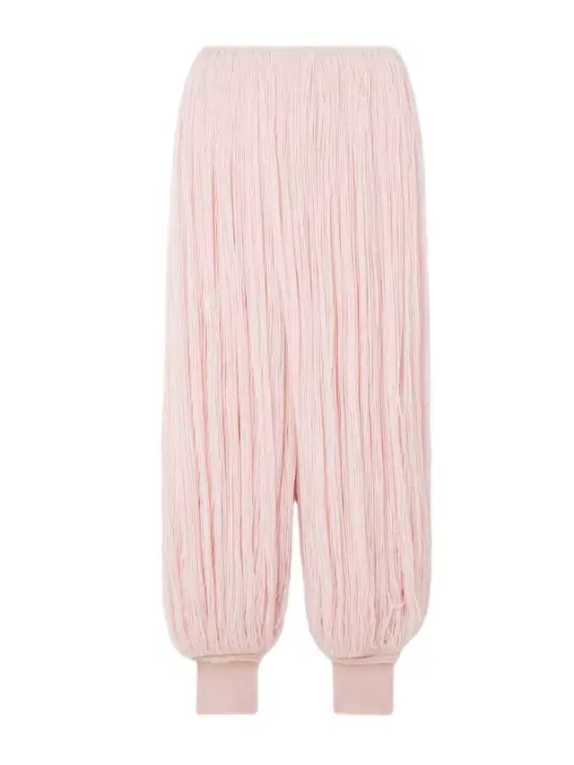 Alaïa Fringed Wool Tapered Pants