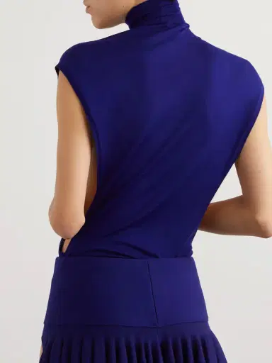 Alaïa Turtleneck Wool-blend Jersey Bodysuit | Thumbnail 3