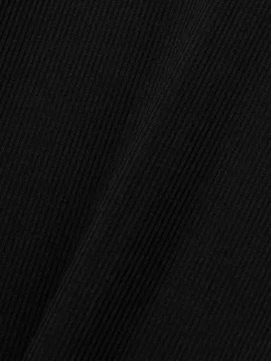 Skims Soft Lounge Long Deep Plunge Dress - Onyx | Thumbnail 4