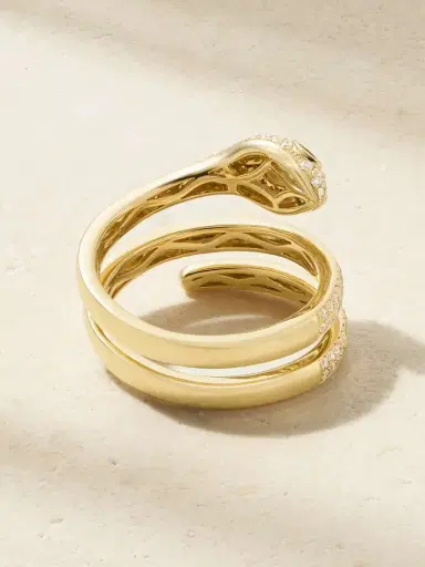 Anita Ko 18-karat Gold, Diamond And Emerald Ring | Thumbnail 3 Anita Ko 18-karat Gold, Diamond And Emerald Ring | Thumbnail 3