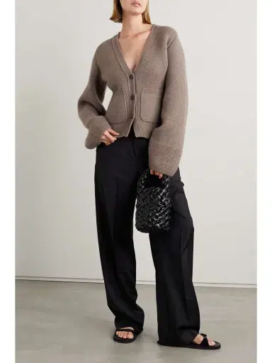 Khaite Scarlet Cashmere-blend Cardigan - x large | Thumbnail 2