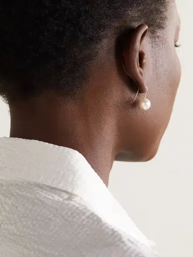 Mateo 14-karat Gold Pearl Earrings | Thumbnail 2