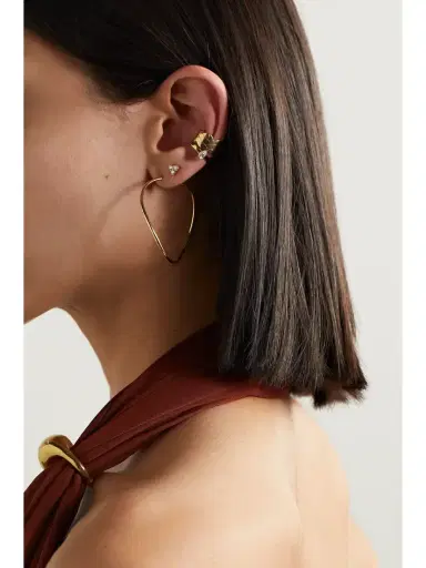Anita Ko Twisted 18-karat Gold Hoop Earrings | Thumbnail 4 Anita Ko Twisted 18-karat Gold Hoop Earrings | Thumbnail 4