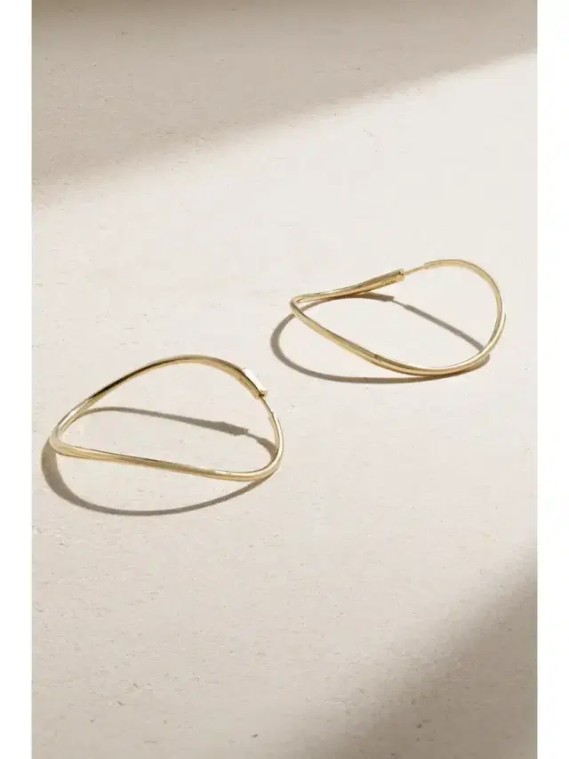 Anita Ko Twisted 18-karat Gold Hoop Earrings