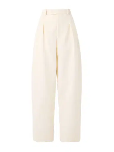 Wardrobe.NYC + Hailey Bieber Pleated Wool-twill Tapered Pants | Thumbnail 1