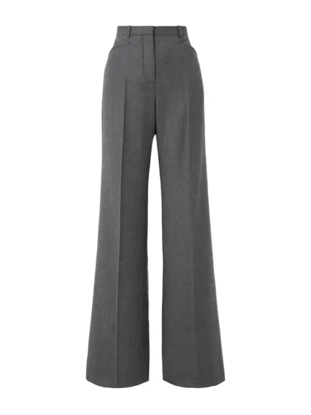 Wool-blend Twill Straight-leg Pants