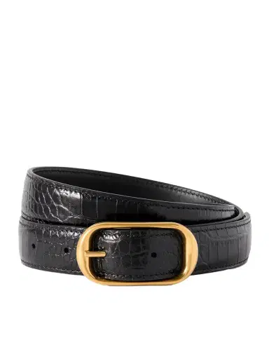 Nili Lotan Reine Croc-effect Leather Belt | Thumbnail 1 Nili Lotan Reine Croc-effect Leather Belt | Thumbnail 1