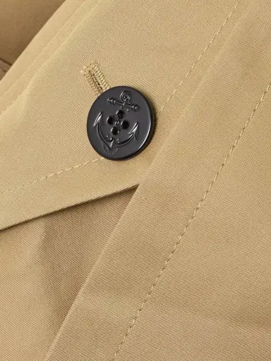 Sacai Belted Paneled Cotton-blend Gabardine And Wool-felt Trench Coat | Thumbnail 6