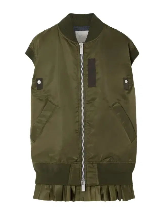Pleated Grosgrain- And Taffeta-trimmed Shell Vest
