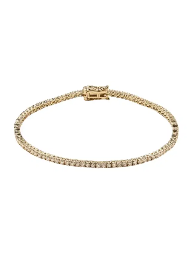 14-karat Gold Diamond Tennis Bracelet