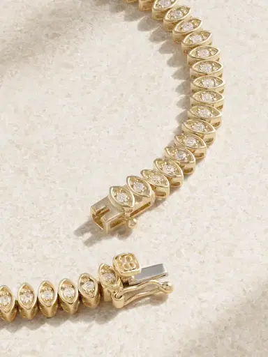 Sydney Evan Evil Eye 14-karat Gold Diamond Bracelet | Thumbnail 3