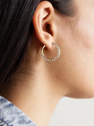 SHAY 18-karat Gold Diamond Earrings | Thumbnail 2 SHAY 18-karat Gold Diamond Earrings | Thumbnail 2