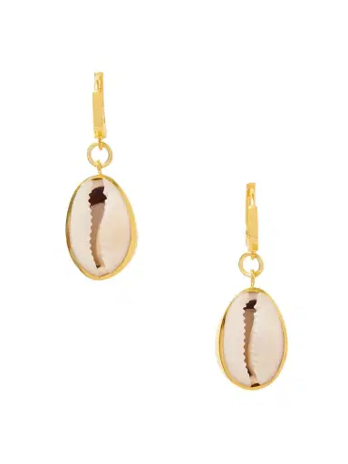 TOHUM Concha Puka Gold Vermeil Earrings | Thumbnail 1 TOHUM Concha Puka Gold Vermeil Earrings | Thumbnail 1