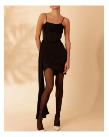 PatBo Asymmetrical Mini Dress | Thumbnail 2