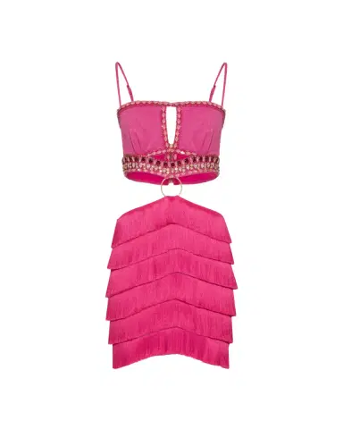 PatBo Hand-Beaded Fringe Mini Dress | Thumbnail 5 PatBo Hand-Beaded Fringe Mini Dress | Thumbnail 5