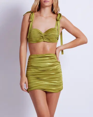 PatBo Metallic Jersey Bralette (FINAL SALE) | Thumbnail 2 PatBo Metallic Jersey Bralette (FINAL SALE) | Thumbnail 2