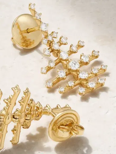 Fernando Jorge Disco Mini 18-karat Gold Diamond Earrings | Thumbnail 3 Fernando Jorge Disco Mini 18-karat Gold Diamond Earrings | Thumbnail 3