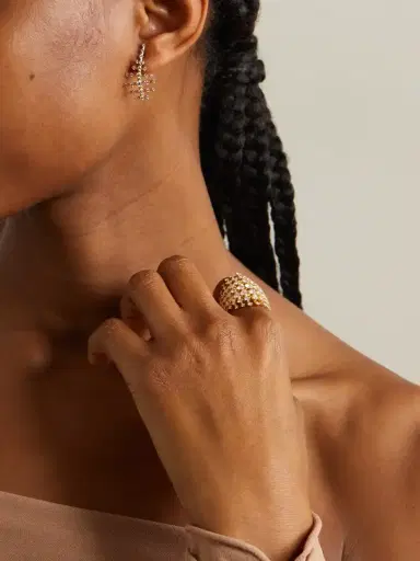 Fernando Jorge Disco Mini 18-karat Gold Diamond Earrings | Thumbnail 4 Fernando Jorge Disco Mini 18-karat Gold Diamond Earrings | Thumbnail 4