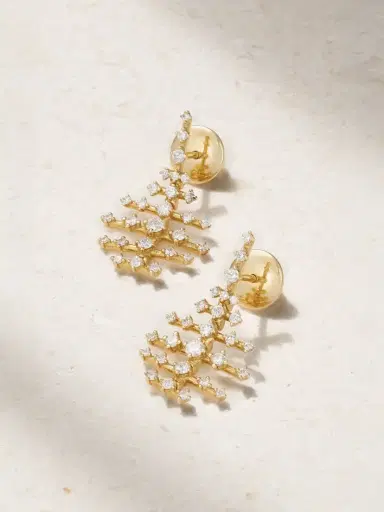 Fernando Jorge Disco Mini 18-karat Gold Diamond Earrings | Thumbnail 1 Fernando Jorge Disco Mini 18-karat Gold Diamond Earrings | Thumbnail 1