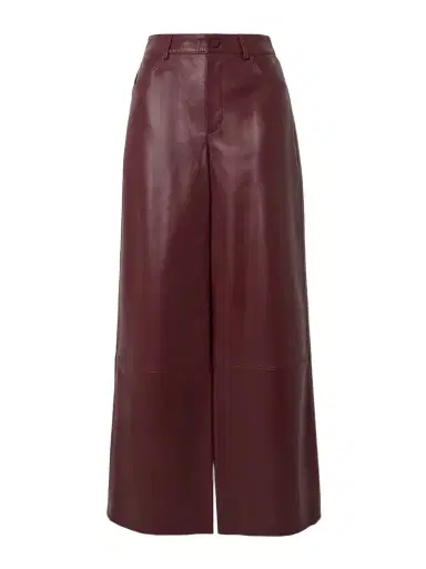 Loulou de Saison Figari Paneled Leather Wide-leg Pants - x large | Thumbnail 1 Loulou de Saison Figari Paneled Leather Wide-leg Pants - x large | Thumbnail 1
