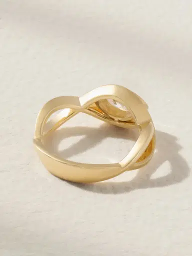 SHAY Vine 18-karat Gold Diamond Ring | Thumbnail 3