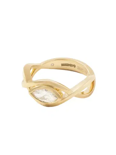 SHAY Vine 18-karat Gold Diamond Ring | Thumbnail 1