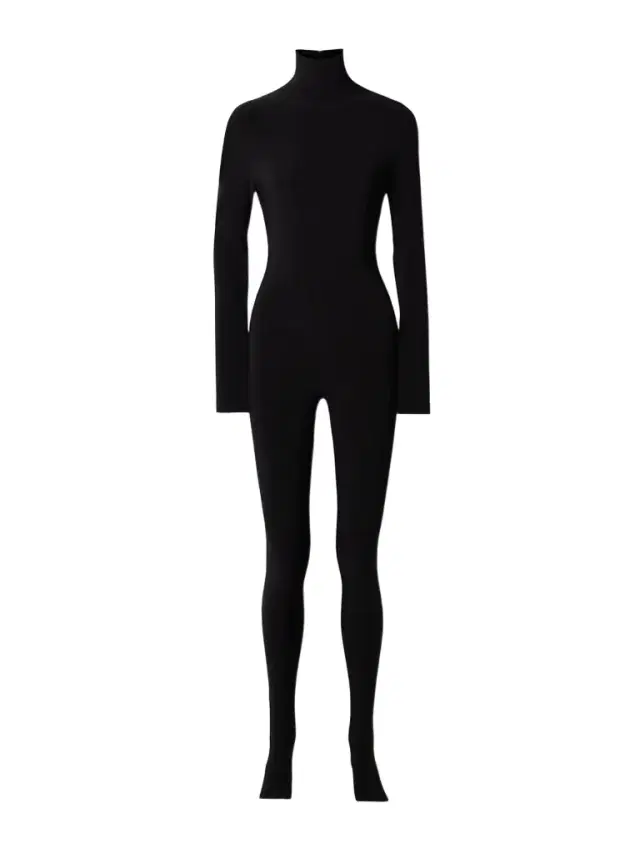 Norma Kamali Stretch-jersey Turtleneck Jumpsuit
