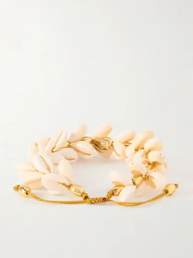 TOHUM Concha Multi Natural Puka Gold-plated Shell Bracelet | Thumbnail 3 TOHUM Concha Multi Natural Puka Gold-plated Shell Bracelet | Thumbnail 3
