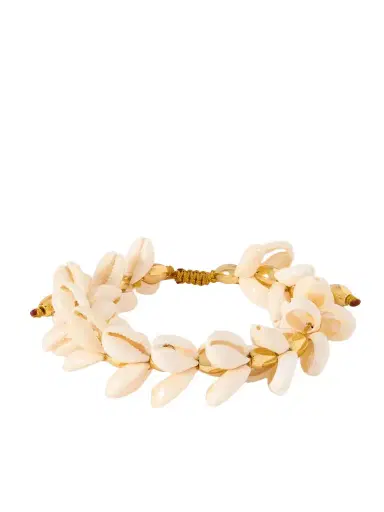 TOHUM Concha Multi Natural Puka Gold-plated Shell Bracelet | Thumbnail 1 TOHUM Concha Multi Natural Puka Gold-plated Shell Bracelet | Thumbnail 1