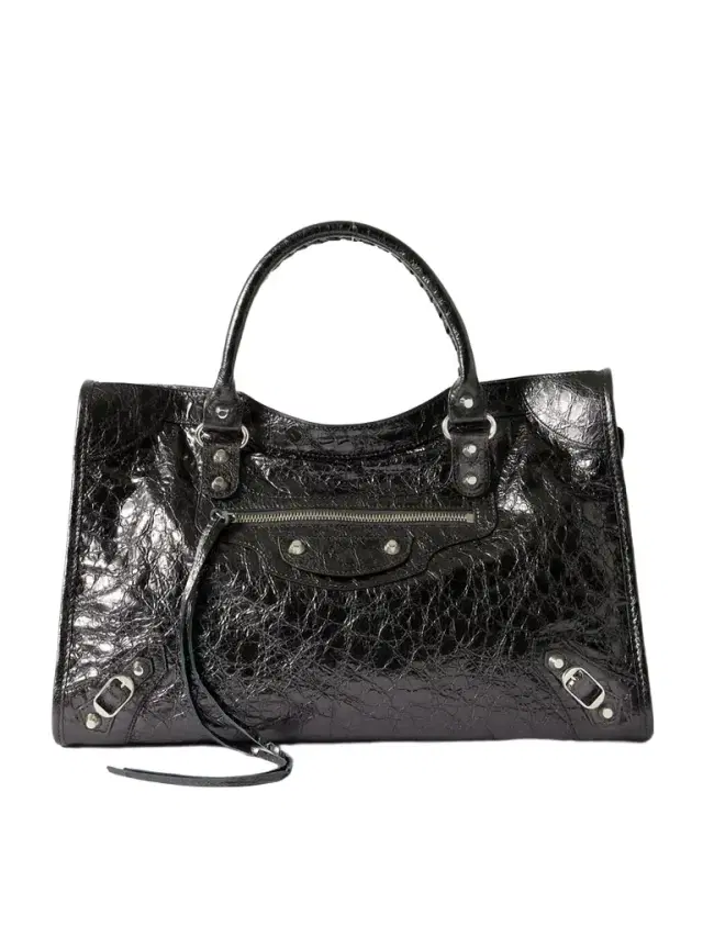 Le City Medium Textured-leather Tote