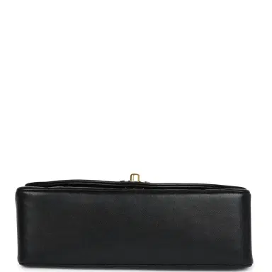 Chanel Vintage Chanel Small Diana Flap Bag Black Lambskin Gold Hardware | Thumbnail 6 Chanel Vintage Chanel Small Diana Flap Bag Black Lambskin Gold Hardware | Thumbnail 6