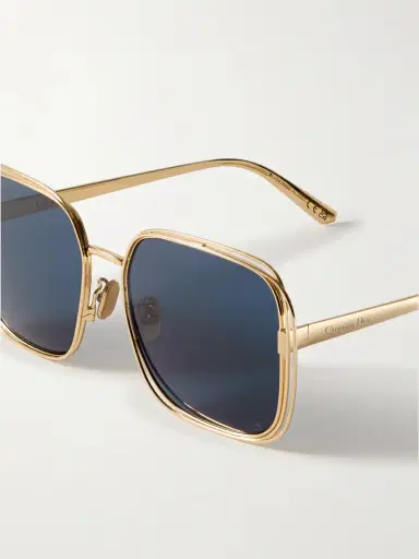 DIOR Eyewear Fildior S1u Oversized Square-frame Gold-tone Sunglasses | Thumbnail 4 DIOR Eyewear Fildior S1u Oversized Square-frame Gold-tone Sunglasses | Thumbnail 4