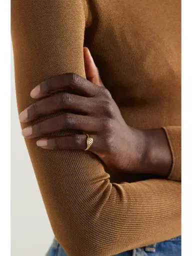 David Yurman 18-karat Gold Pinky Ring | Thumbnail 2 David Yurman 18-karat Gold Pinky Ring | Thumbnail 2