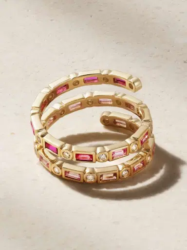 Sydney Evan 14-karat Gold, Sapphire And Diamond Ring | Thumbnail 3 Sydney Evan 14-karat Gold, Sapphire And Diamond Ring | Thumbnail 3