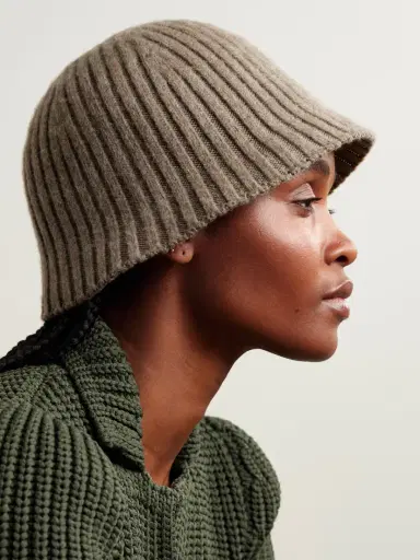 Loro Piana Fobello Ribbed Cashmere And Silk-blend Hat | Thumbnail 2