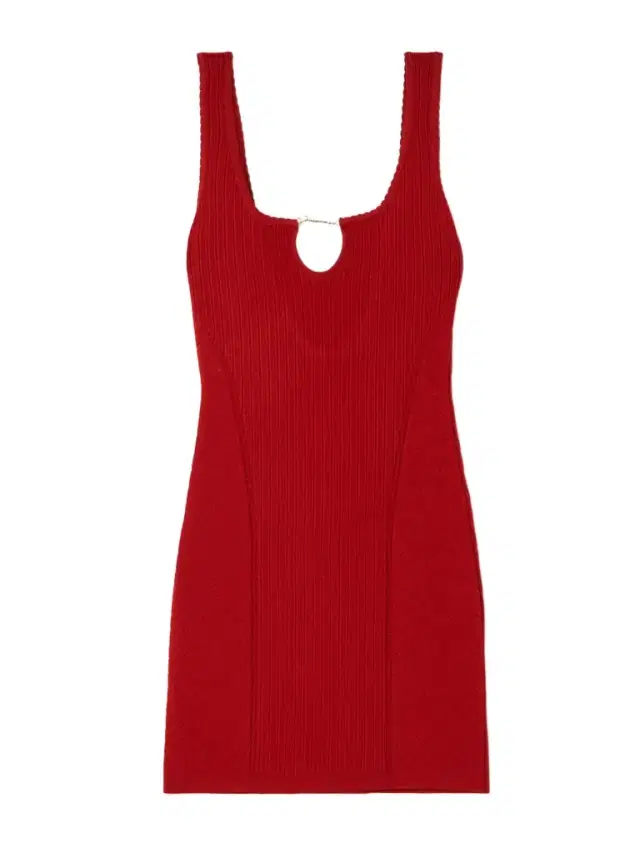 Sierra Open-back Embellished Knitted Mini Dress