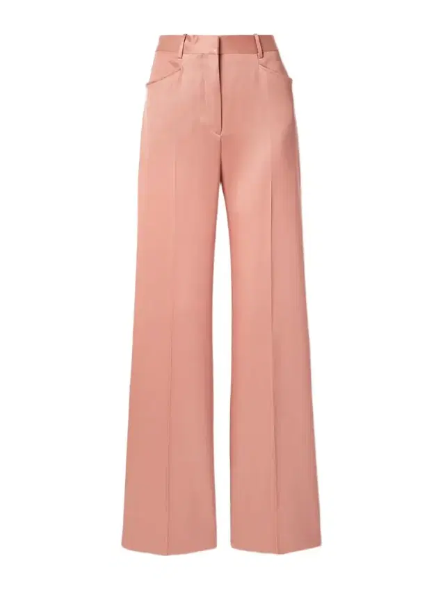 Silk And Wool-blend Twill Straight-leg Pants