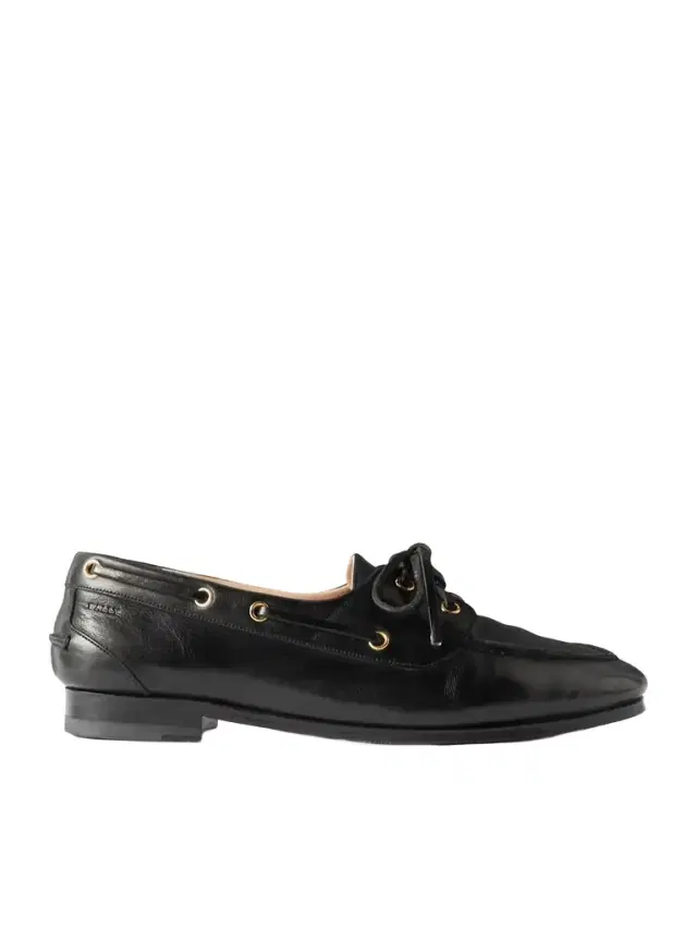 BALLY Pathy Leather Boat Shoes
