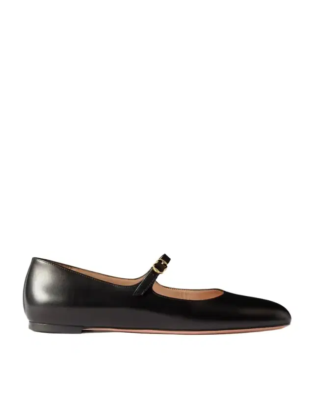 Banya Leather Mary Jane Ballet Flats