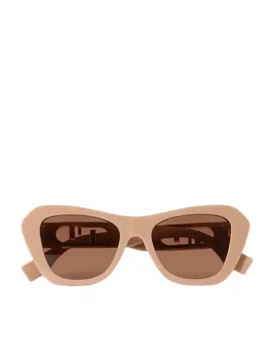 FENDI EYEWEAR O'lock Cat-eye Acetate And Gold-tone Sunglasses | Thumbnail 1