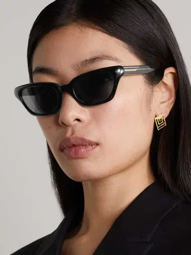 Oliver Peoples + Khaite 1983c Cat-eye Acetate And Gold-tone Sunglasses | Thumbnail 2 Oliver Peoples + Khaite 1983c Cat-eye Acetate And Gold-tone Sunglasses | Thumbnail 2