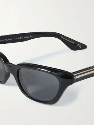 Oliver Peoples + Khaite 1983c Cat-eye Acetate And Gold-tone Sunglasses | Thumbnail 4 Oliver Peoples + Khaite 1983c Cat-eye Acetate And Gold-tone Sunglasses | Thumbnail 4