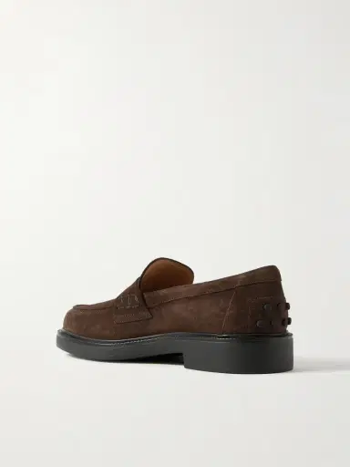 Tod's Mocassino Suede Loafers | Thumbnail 3